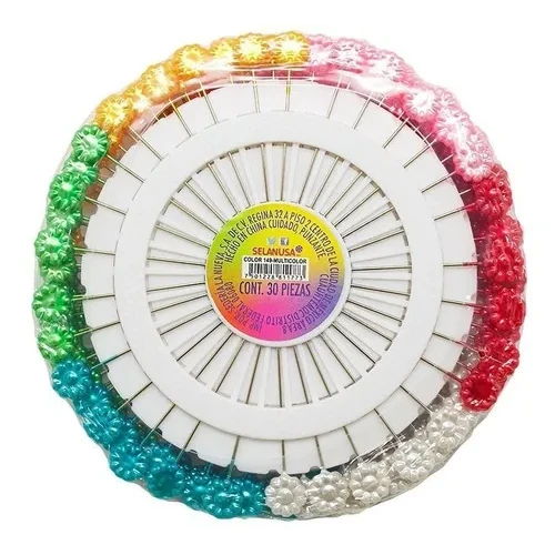 Alfiler-Cabeza-Flor-Grande Alfiler Cabeza Flor Grande - Imagen 1