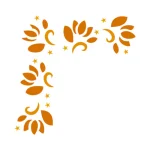 STENCIL TULIPANES/FLORAL 10X10CM