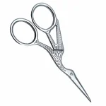 Tijera Garza Chica Plata