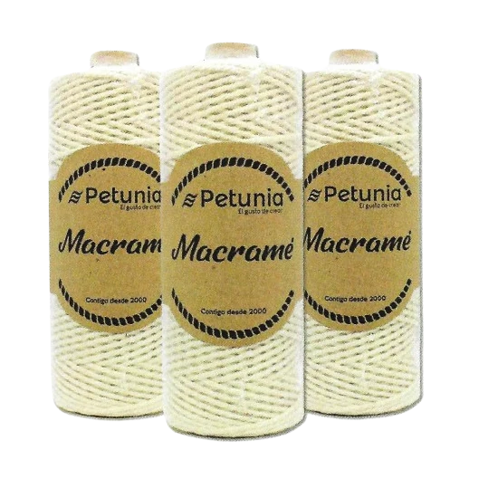 macrame-algodon-2mm Macramé Algodón 2 mm - Imagen 1