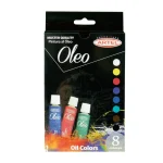 Set Óleos 8 Colores De 12Ml