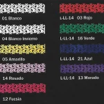 Troquelada L-LL14 2.5 cm / rollo 25 yds