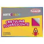Estuche Artecolor Cartulina Fluorescente Artel
