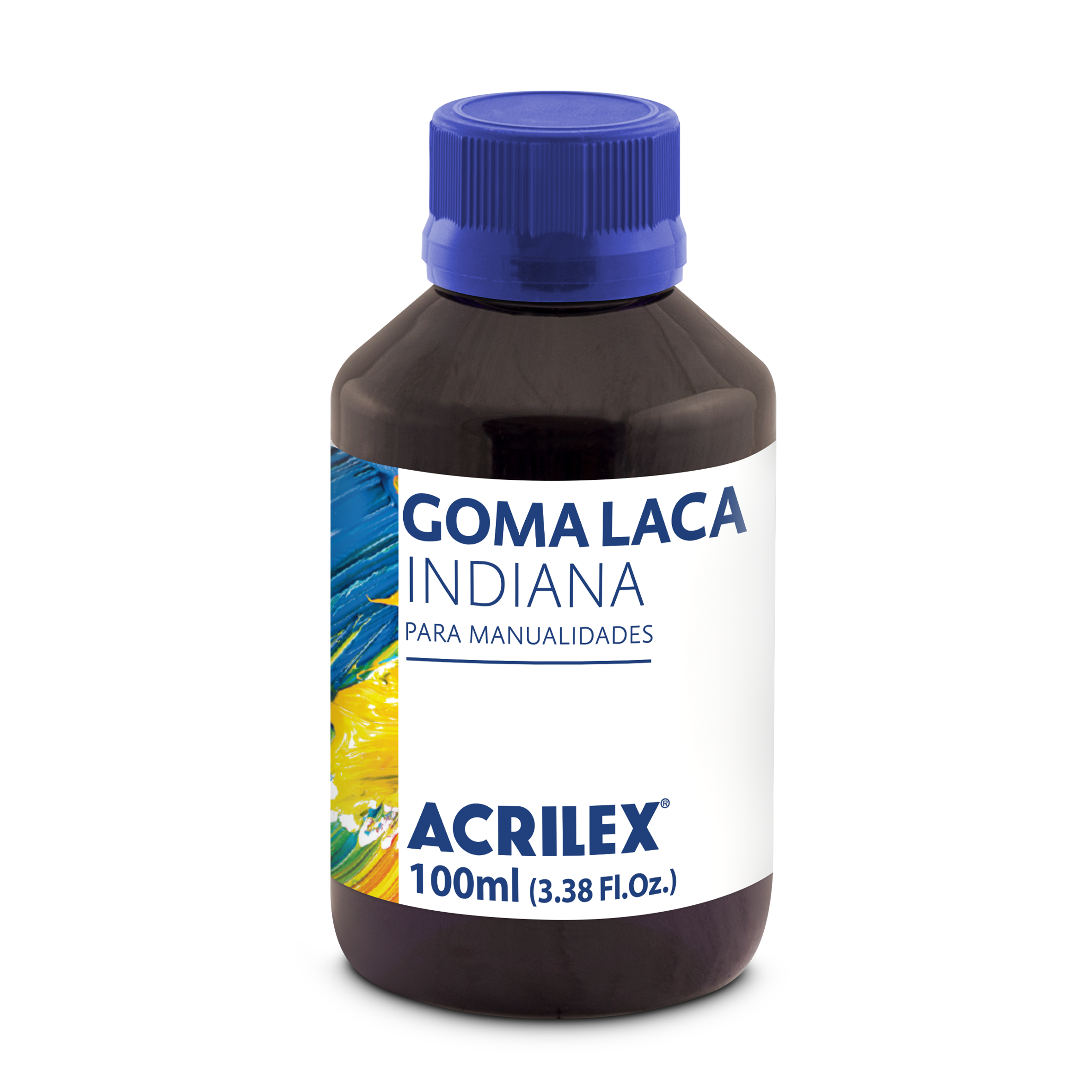 ACRILEX-Mockup-Goma-Laca-Indiana-100ml Goma Laca Indiana 100 ml - Imagen 1