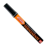 Marcador Permanente Negro Punta Biselada